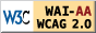 W3C Level AA conformance, 
         W3C, (Open in new window)