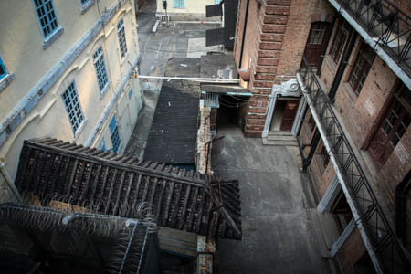 A covered hanging bridge connects the Magistracy to the 2nd floor of the Barrack Block, which was used to transport prisoners to the Magistracy to stand for trial.