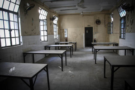 The 2nd floor of C Hall houses a canteen for inmates.