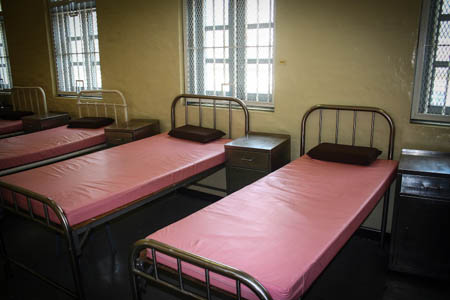 The upper level of D Hall functioned as a hospital and psychiatric clinic