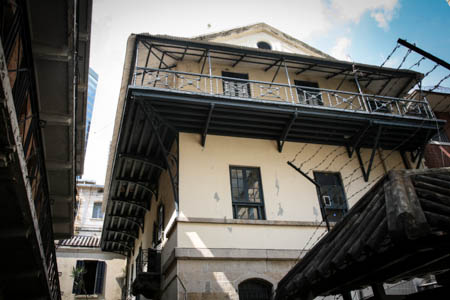 The 3rd floor of Superintendent’s House is surrounded by cantilevered verandas