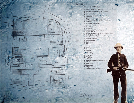 the map of the CPS grounds drawn in 1914