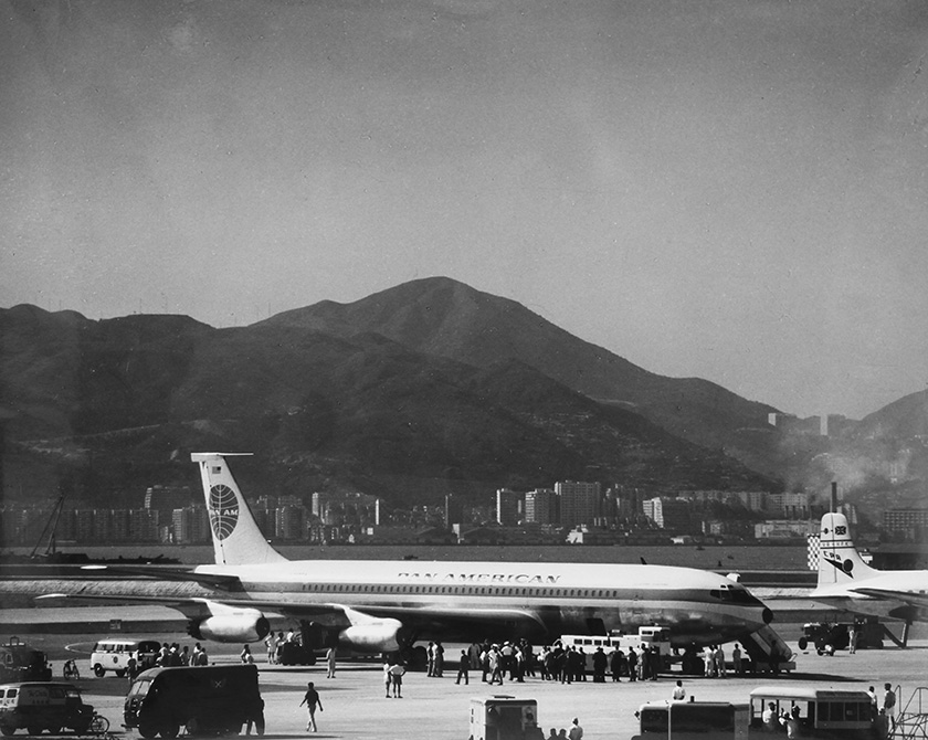 1960年代啟德常客：泛美航空707。