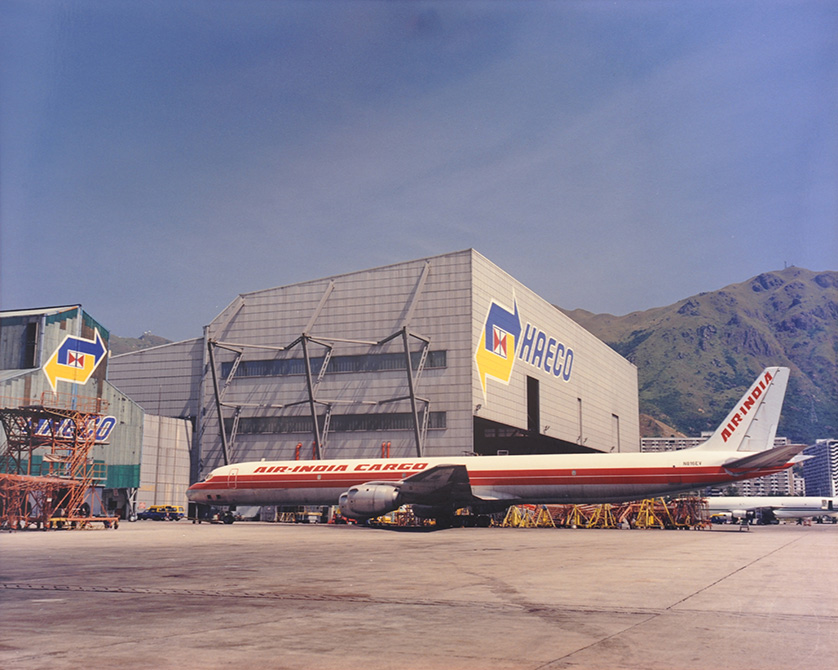 印度航空DC-8貨機。