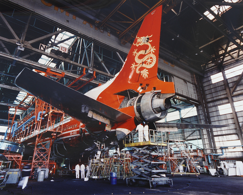 港龍航空「三星機」。