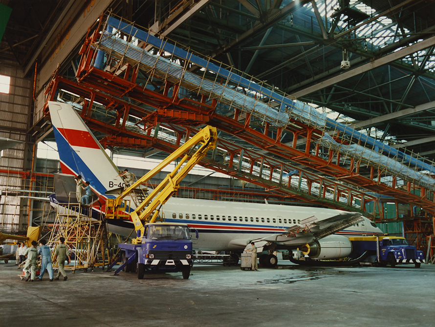 中國空軍的737專機。