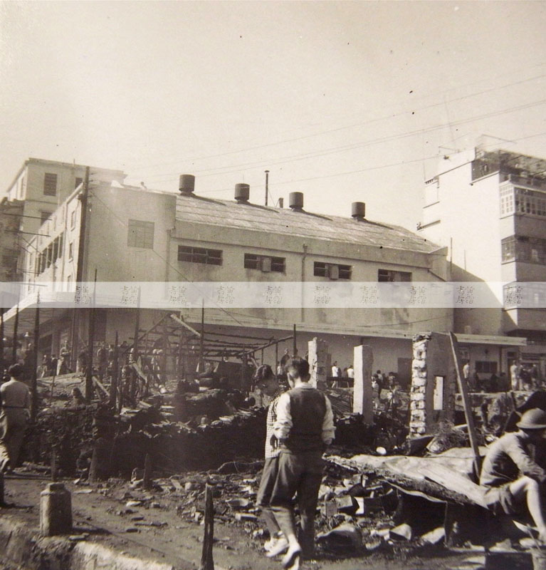火災現場(皇宮戲院，巴域街與北河街交界)