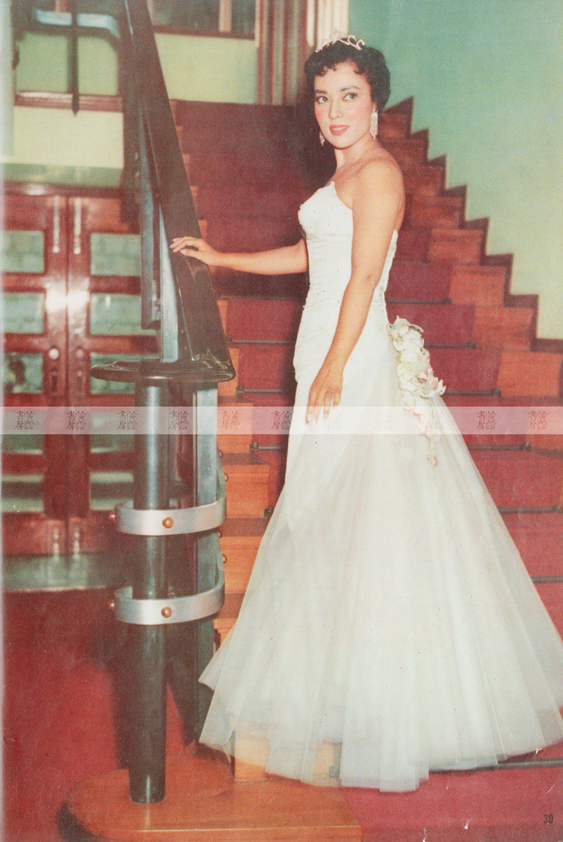 李香蘭，1958年