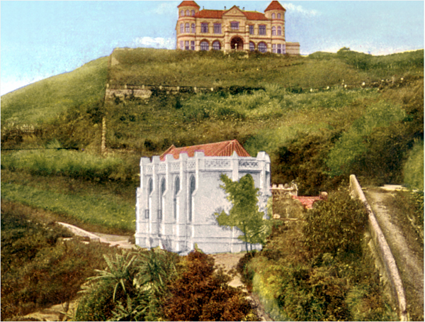山頂教堂及港督別墅 - 約1905年