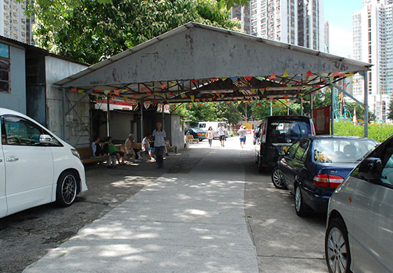 The village’s Wind and Rain Pavilion