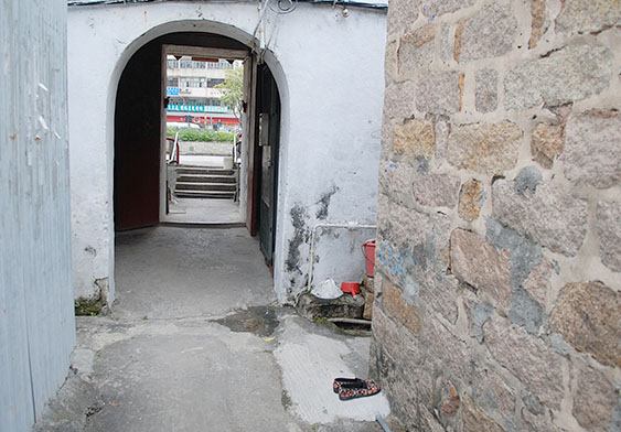 The village gatehouse as it looks today