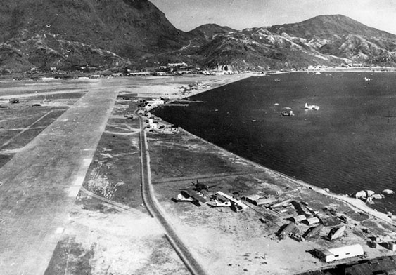 Kai Tak Airport in the early post-war period