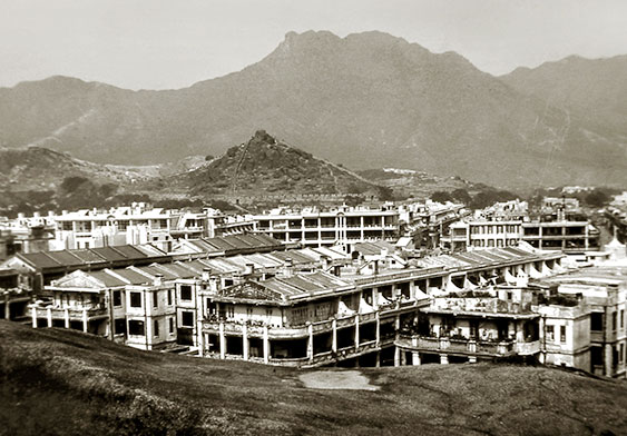 Pre-war tenement houses in Kowloon City