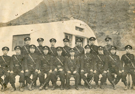 Ng Chin Hung’s father’s police academy graduation photo