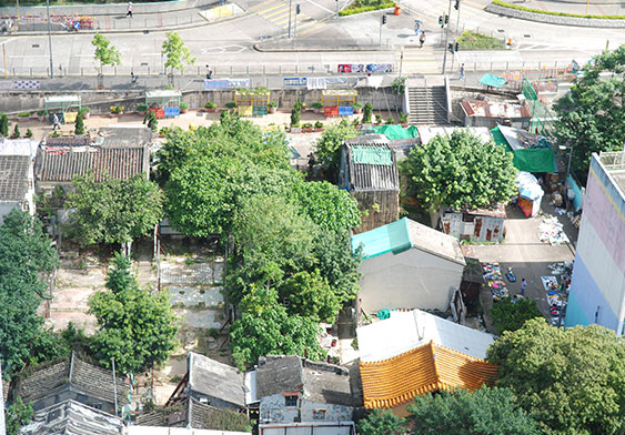 Old village houses in Nga Tsin Wai