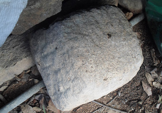 A typical Nga Tsin Wai village house’s rice pestle　