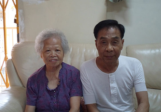 Grandma Leung and her husband