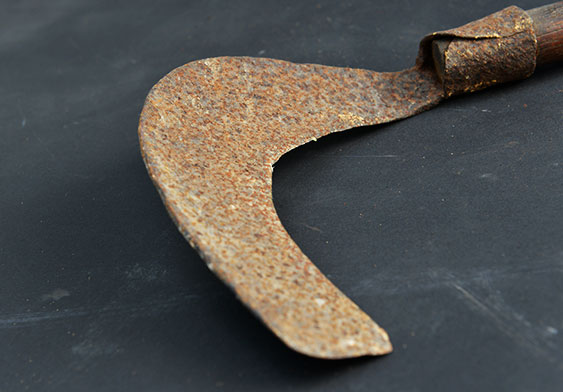 A sickle used by Nga Tsin Wai Villagers