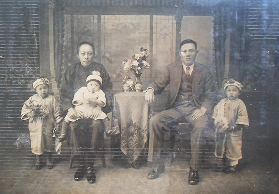 A pre-war family portrait