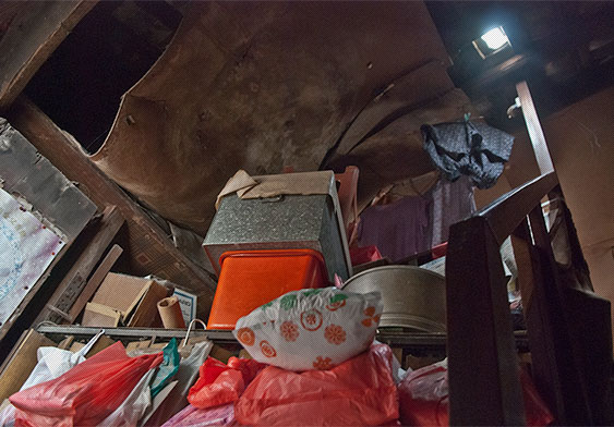 The interior of Hung Gu’s home