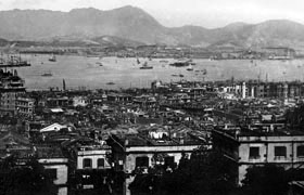 Panoramic view of Sheung Wan