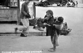 Children out in the streets