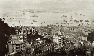 Aerial view of Wanchai