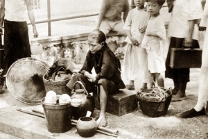 Herbal tea hawker