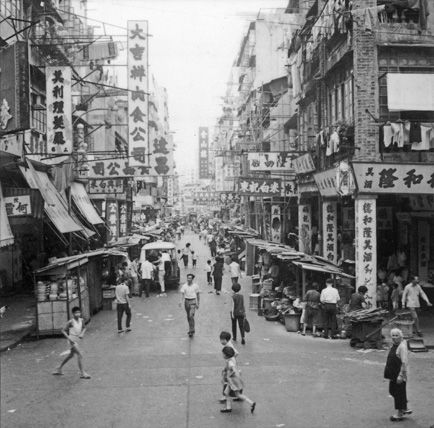 北海街望往彌敦道方向，1968年。