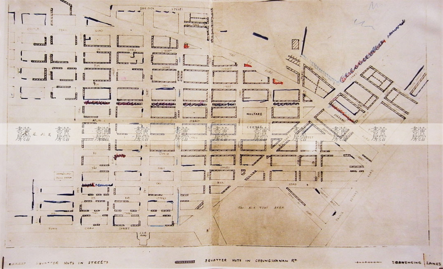 災後臨時木屋分佈地圖