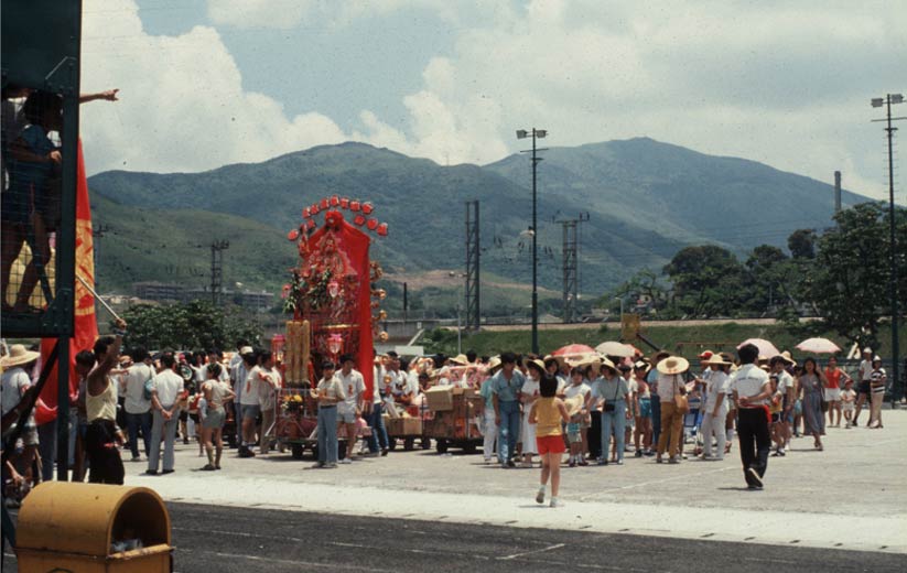 Assembling at the Sports Field